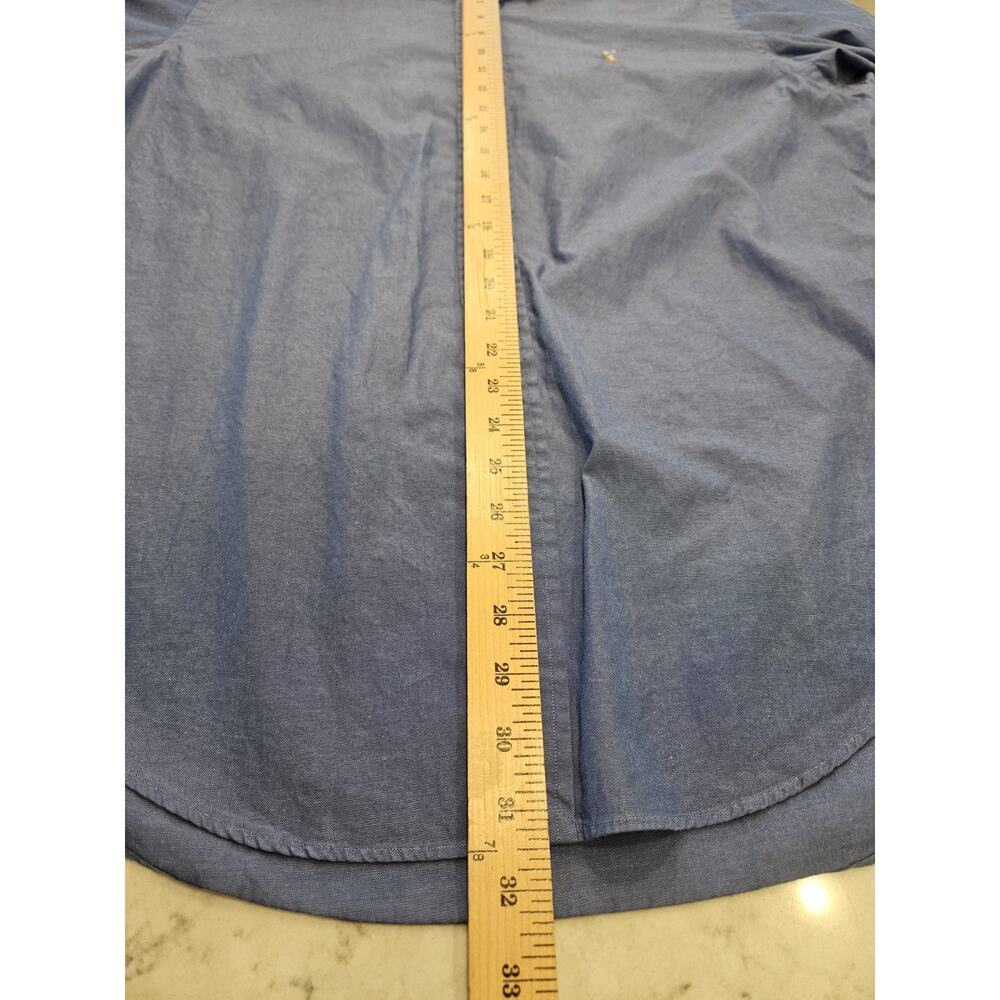 Polo Ralph Lauren Yarmouth Shirt Mens 16-36 Blue Oxford Button Down Classic Fit - Picture 9 of 10